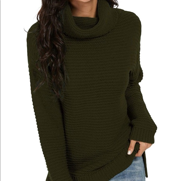 PrinStory Long Sleeve Turtleneck Sweater - Picture 6 of 9